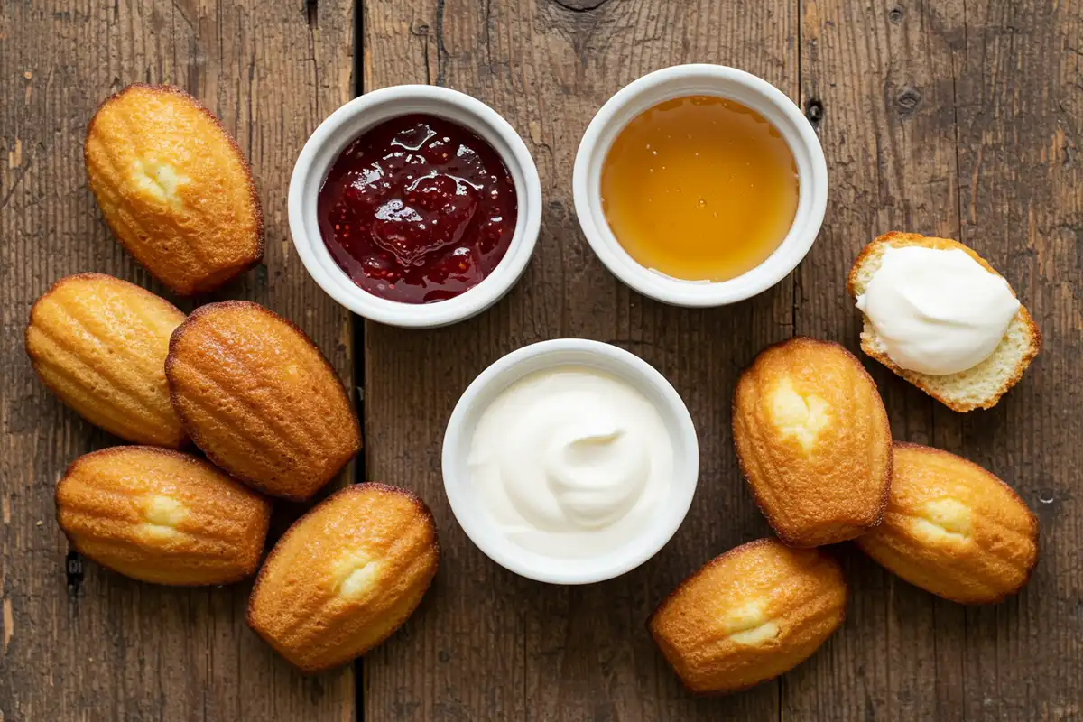 Accompaniments for madeleines