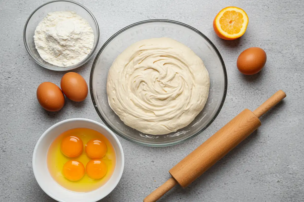 Ingredients for Sourdough.