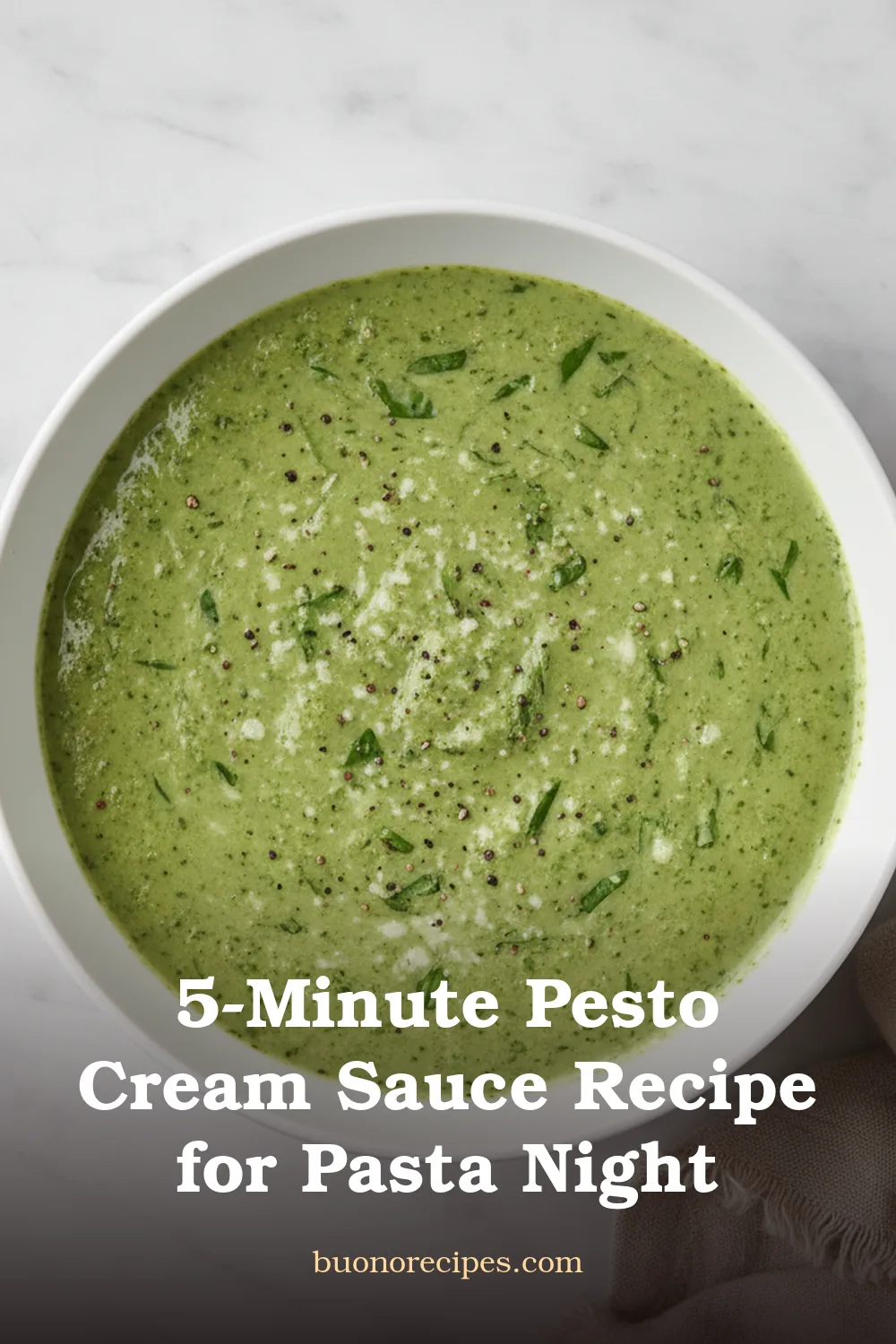 Pesto Cream Sauce