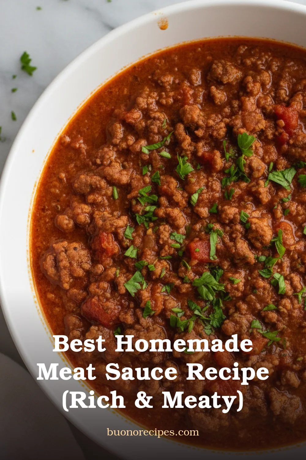 Homemade Meat Sauce