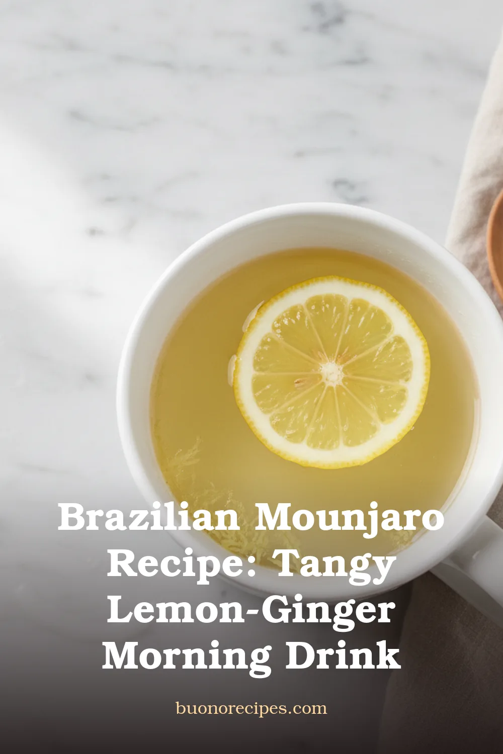 Brazilian Mounjaro (Lemon-Ginger Warm Drink)