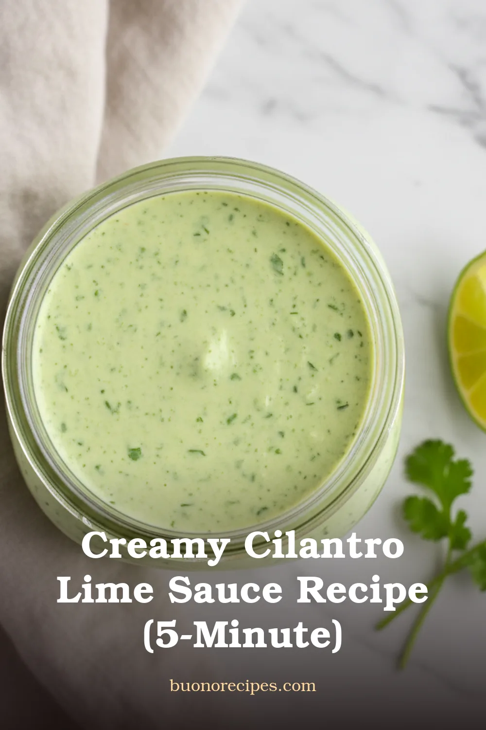 Creamy Cilantro Lime Sauce