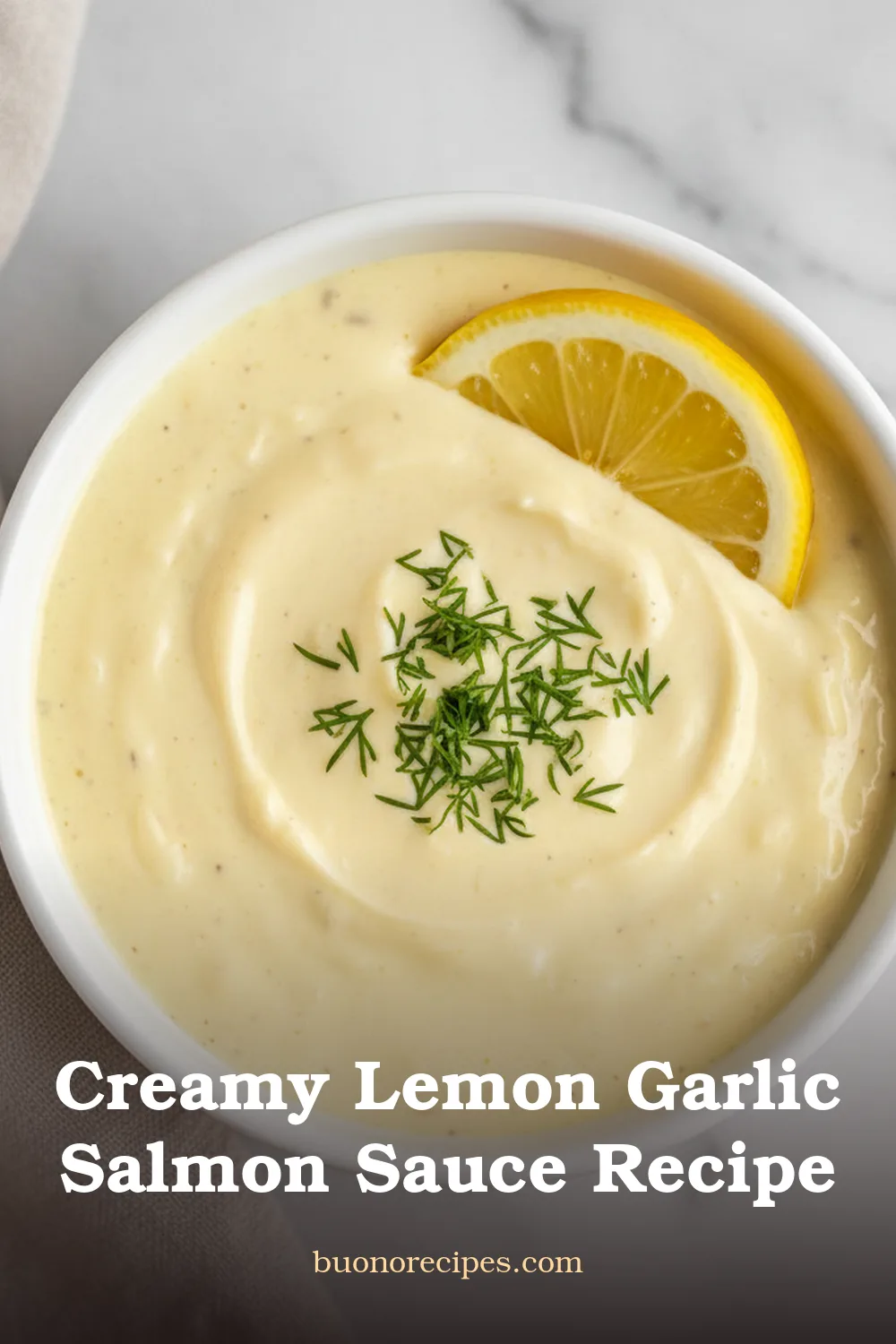 Creamy Lemon Garlic Salmon Sauce