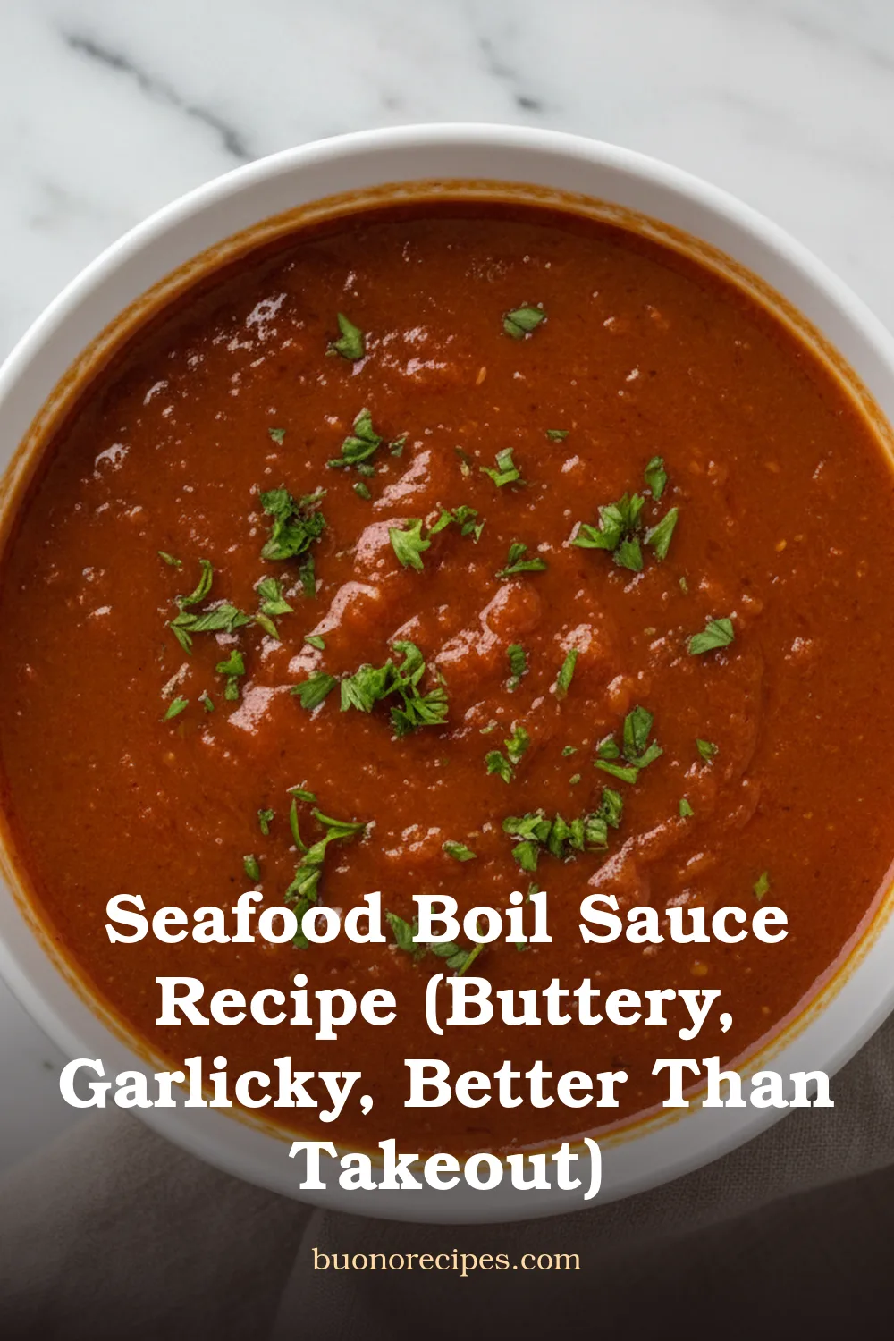 Cajun Garlic Butter Seafood Boil Sauce