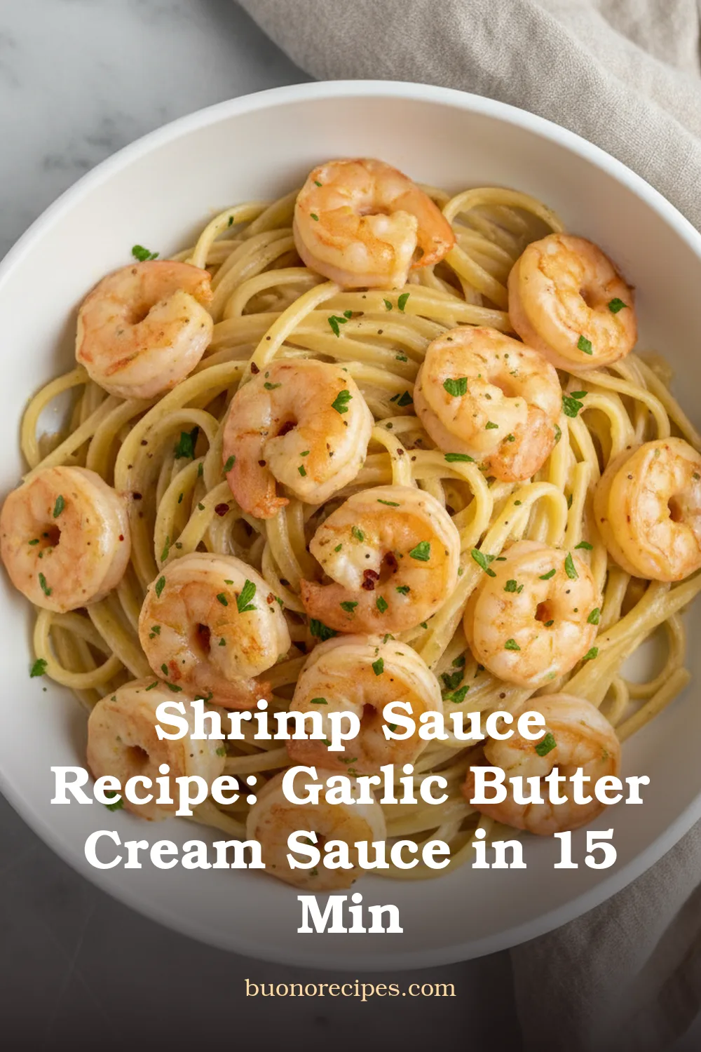 Shrimp Sauce Recipe: Garlic Butter Cream Sauce in 15 Min 1 Garlic Butter Cream Shrimp Sauce